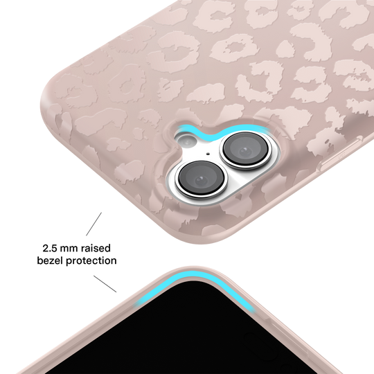 Nude Leopard iPhone Case – Trendy Protective Phone Cover