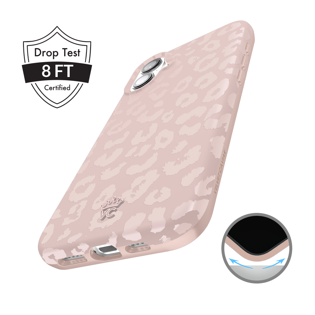 Nude Leopard iPhone Case – Trendy Protective Phone Cover