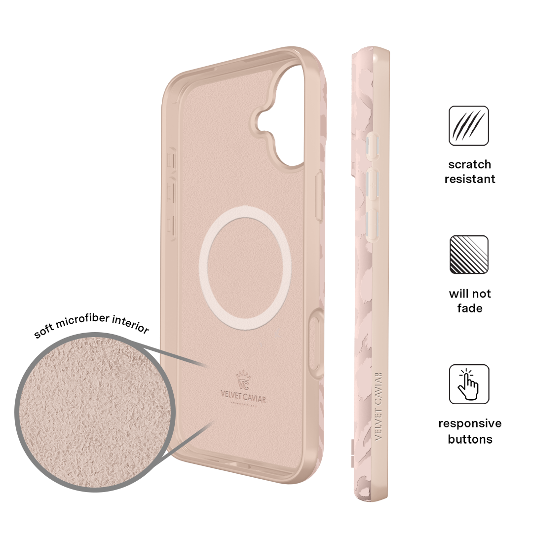 Nude Leopard iPhone Case – Trendy Protective Phone Cover