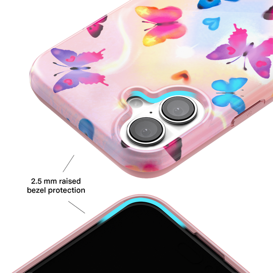 Aura Butterfly iPhone Case – Trendy Protective Phone Cover