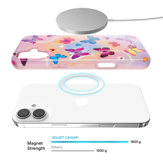 Aura Butterfly iPhone Case – Trendy Protective Phone Cover