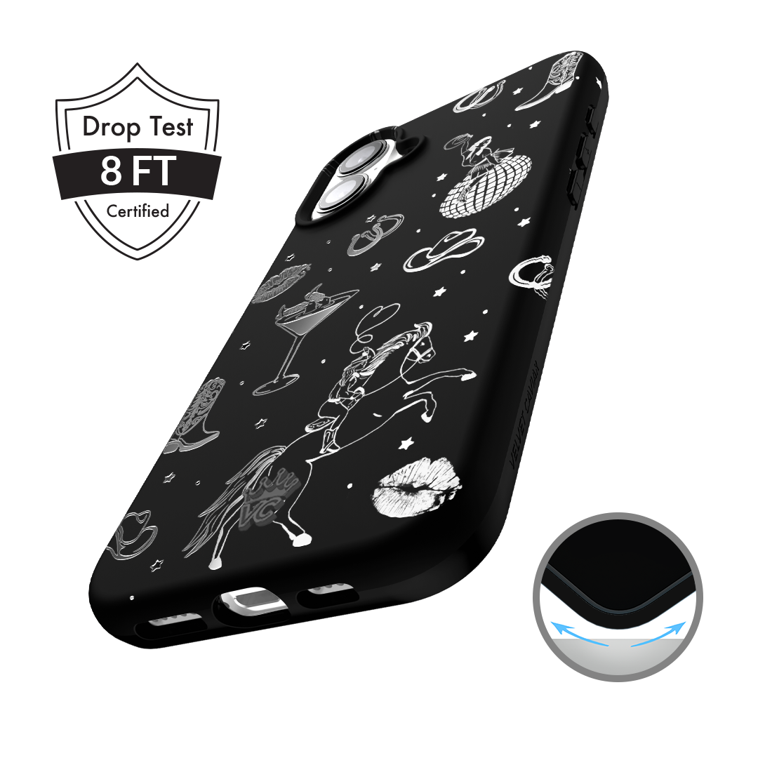 Disco Cowgirl iPhone Case – Trendy Protective Phone Cover