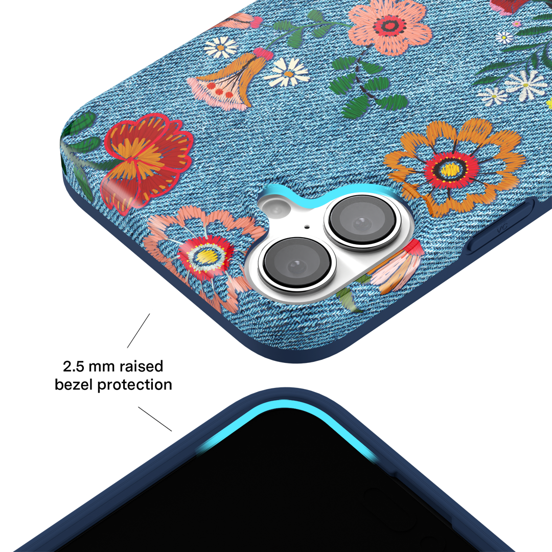 Groovy Floral iPhone Case – Luxury Aesthetic Phone Cover