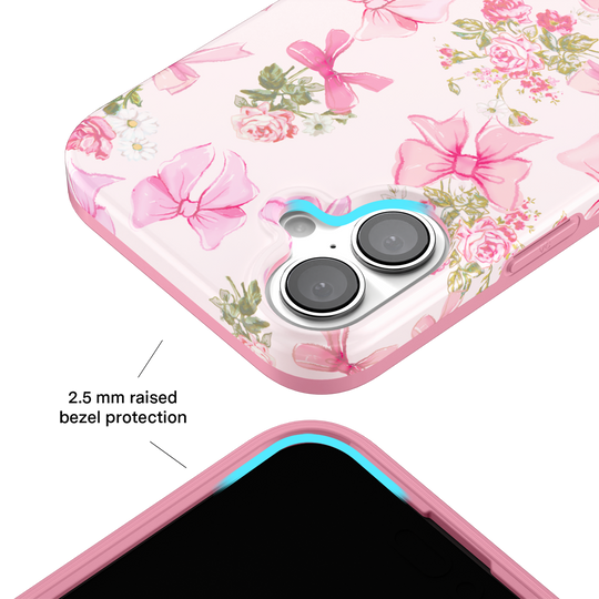 Posie Pink Bow iPhone Case – Cute Aesthetic Phone Cover