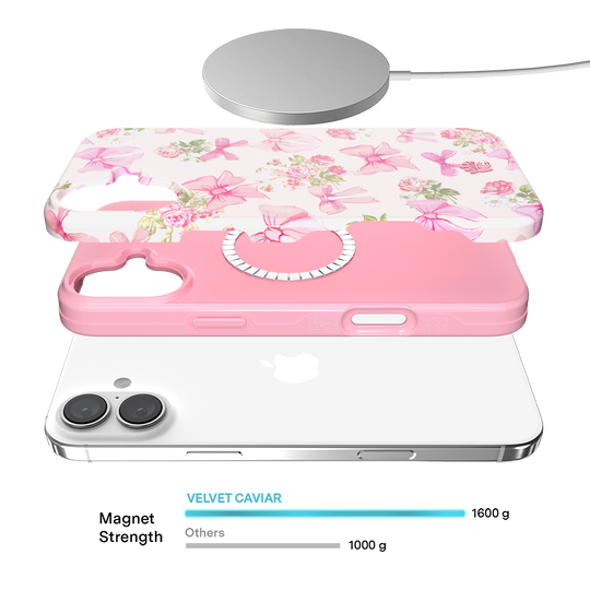 Posie Pink Bow iPhone Case – Cute Aesthetic Phone Cover