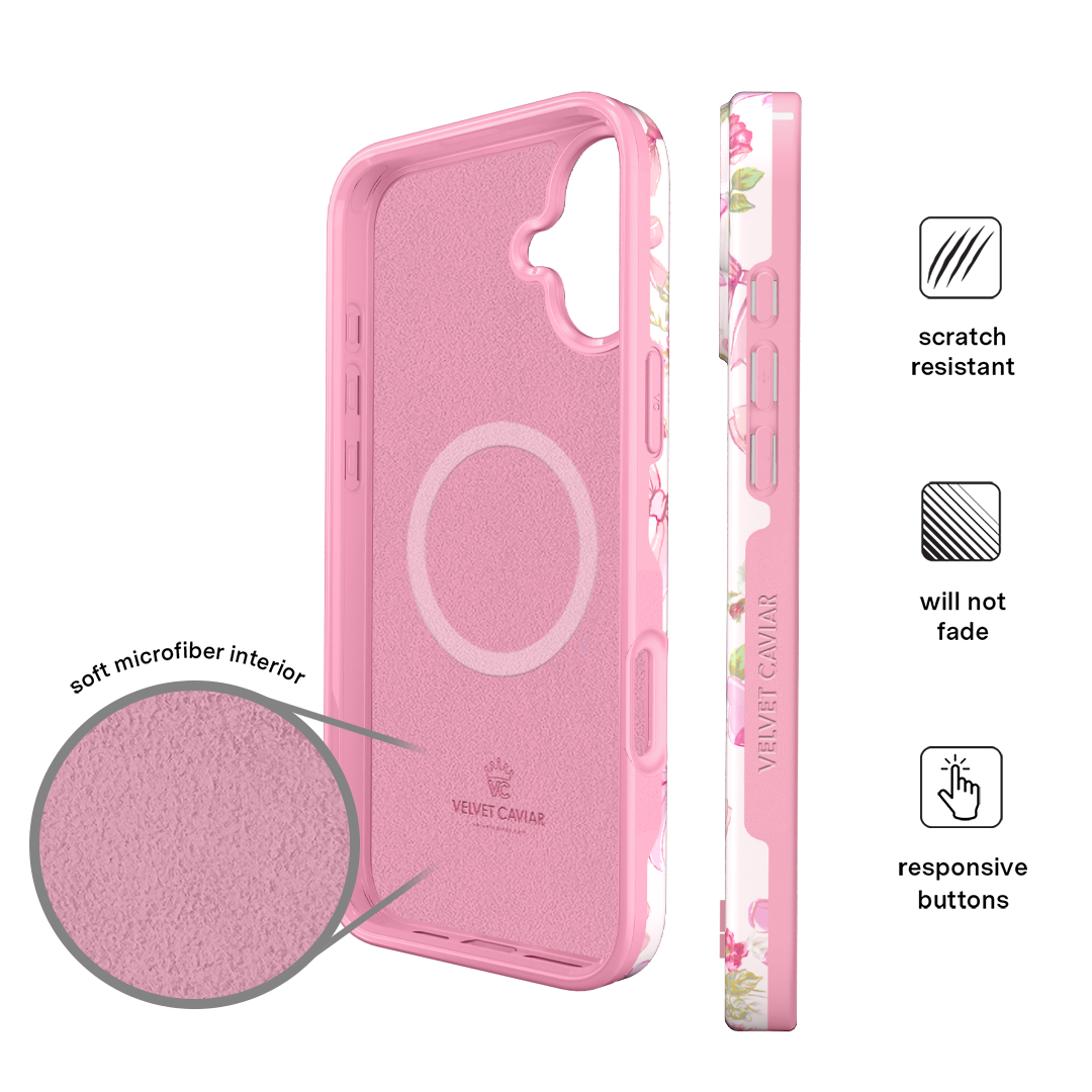 Posie Pink Bow iPhone Case – Cute Aesthetic Phone Cover