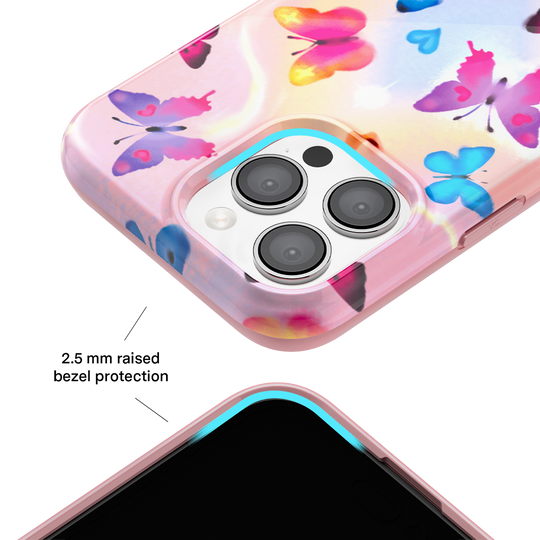 Aura Butterfly iPhone Case – Trendy Protective Phone Cover