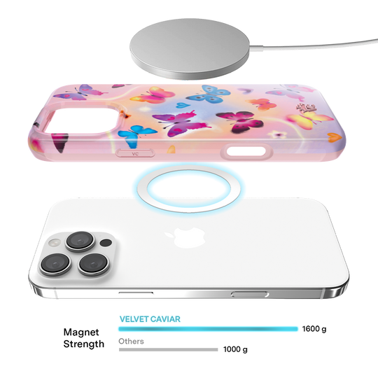 Aura Butterfly iPhone Case – Trendy Protective Phone Cover