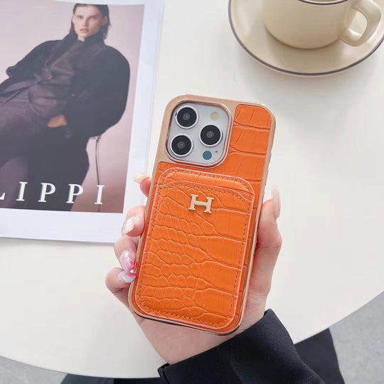 Luxury Inspired Card Holder Phone Case