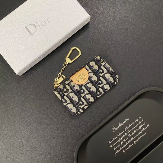 Zipper Inspired Mini Pouch Keychain