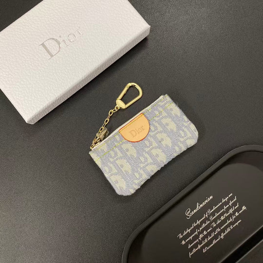 Zipper Inspired Mini Pouch Keychain