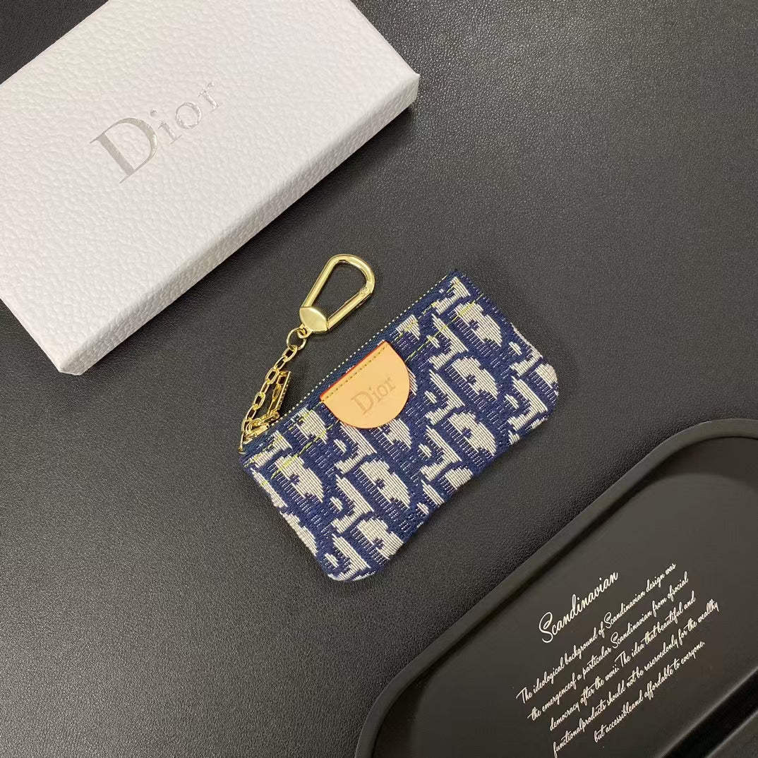 Zipper Inspired Mini Pouch Keychain