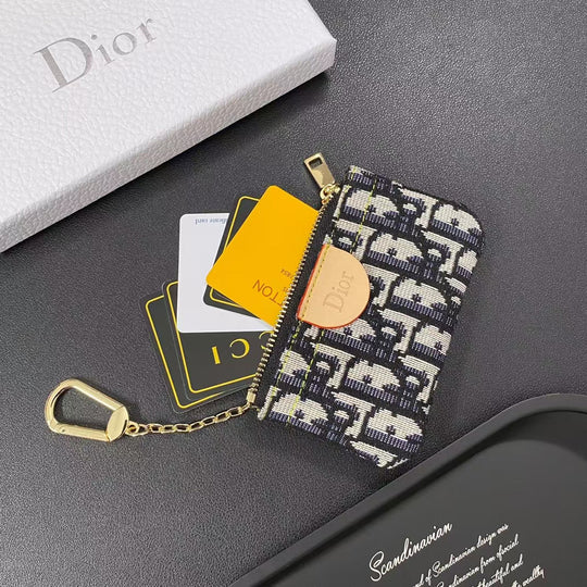 Zipper Inspired Mini Pouch Keychain