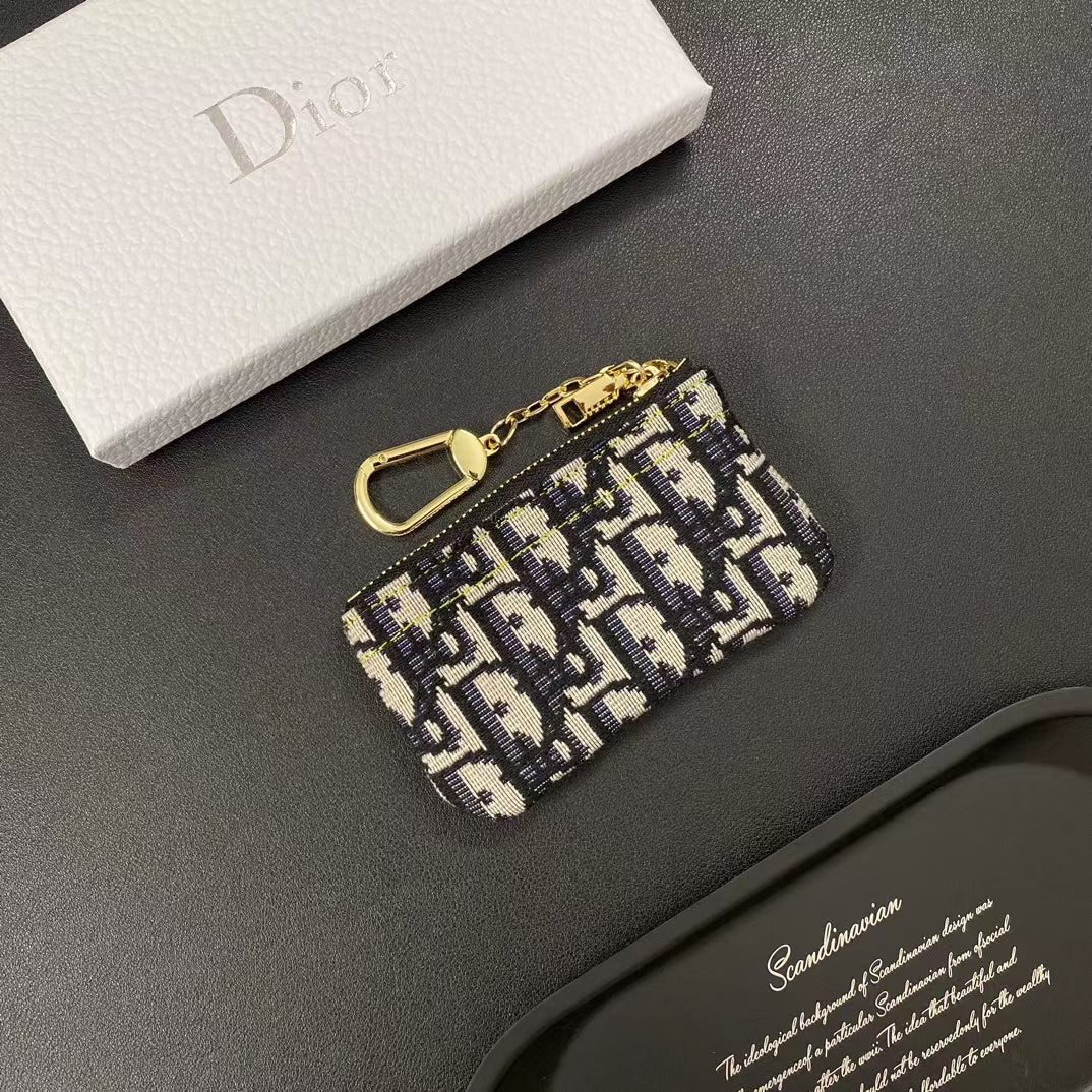 Zipper Inspired Mini Pouch Keychain
