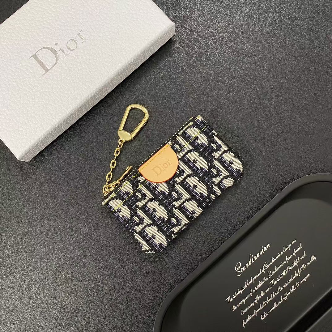 Zipper Inspired Mini Pouch Keychain