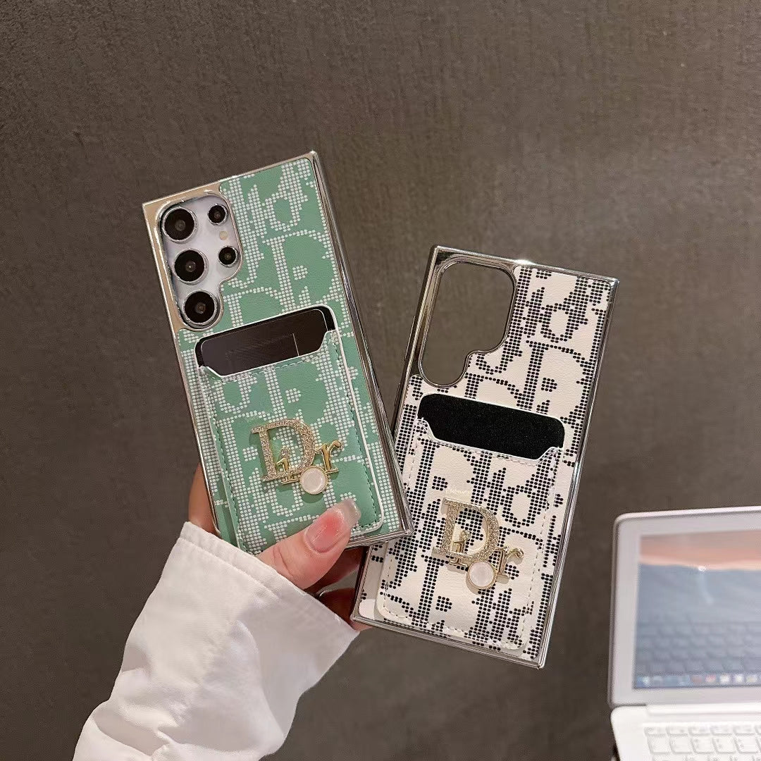 Luxury Inspired Monogram Cardholder Phone Case