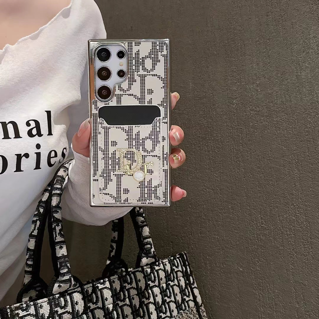 Luxury Inspired Monogram Cardholder Phone Case