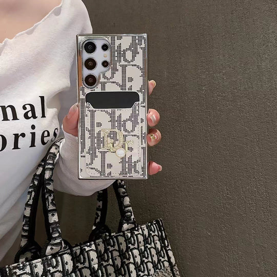Luxury Inspired Monogram Cardholder Phone Case