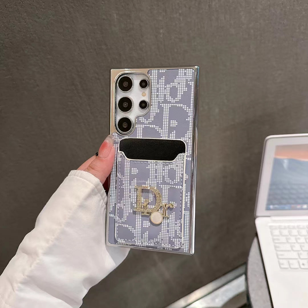 Luxury Inspired Monogram Cardholder Phone Case