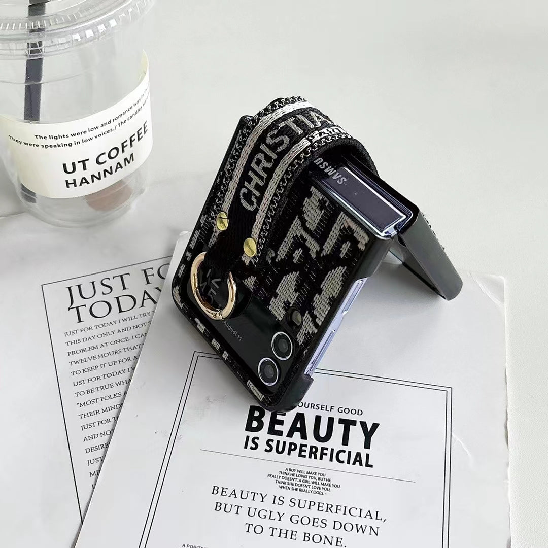 Designer Premium Houndstooth Case for  Z Flip & Z Fold