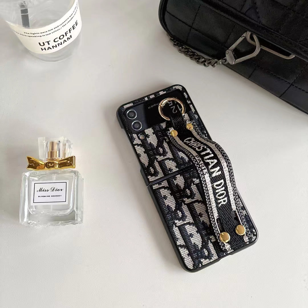 Designer Premium Houndstooth Case for  Z Flip & Z Fold