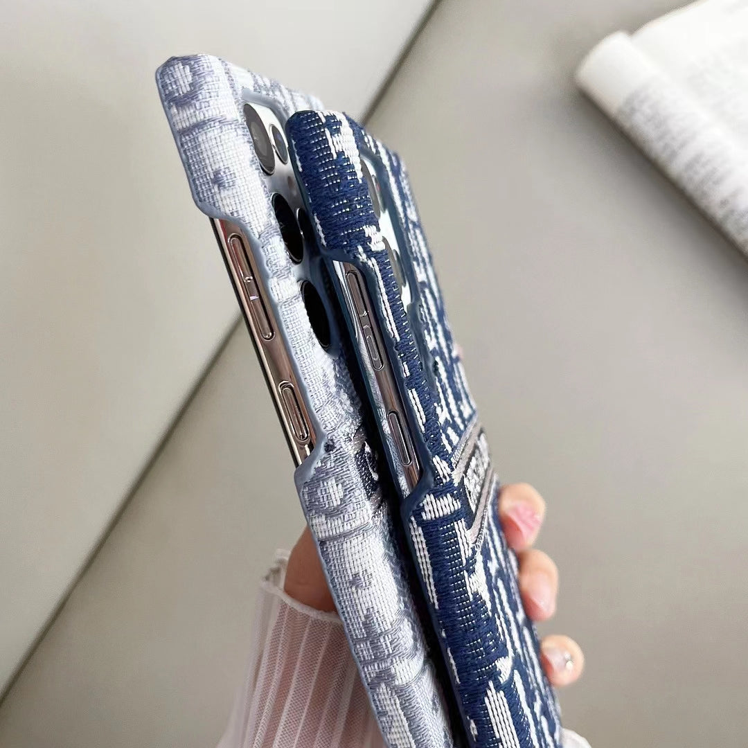 Best Phone Case – Luxury Monogram & Houndstooth Design