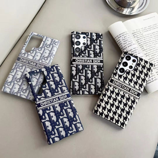 Best Phone Case – Luxury Monogram & Houndstooth Design