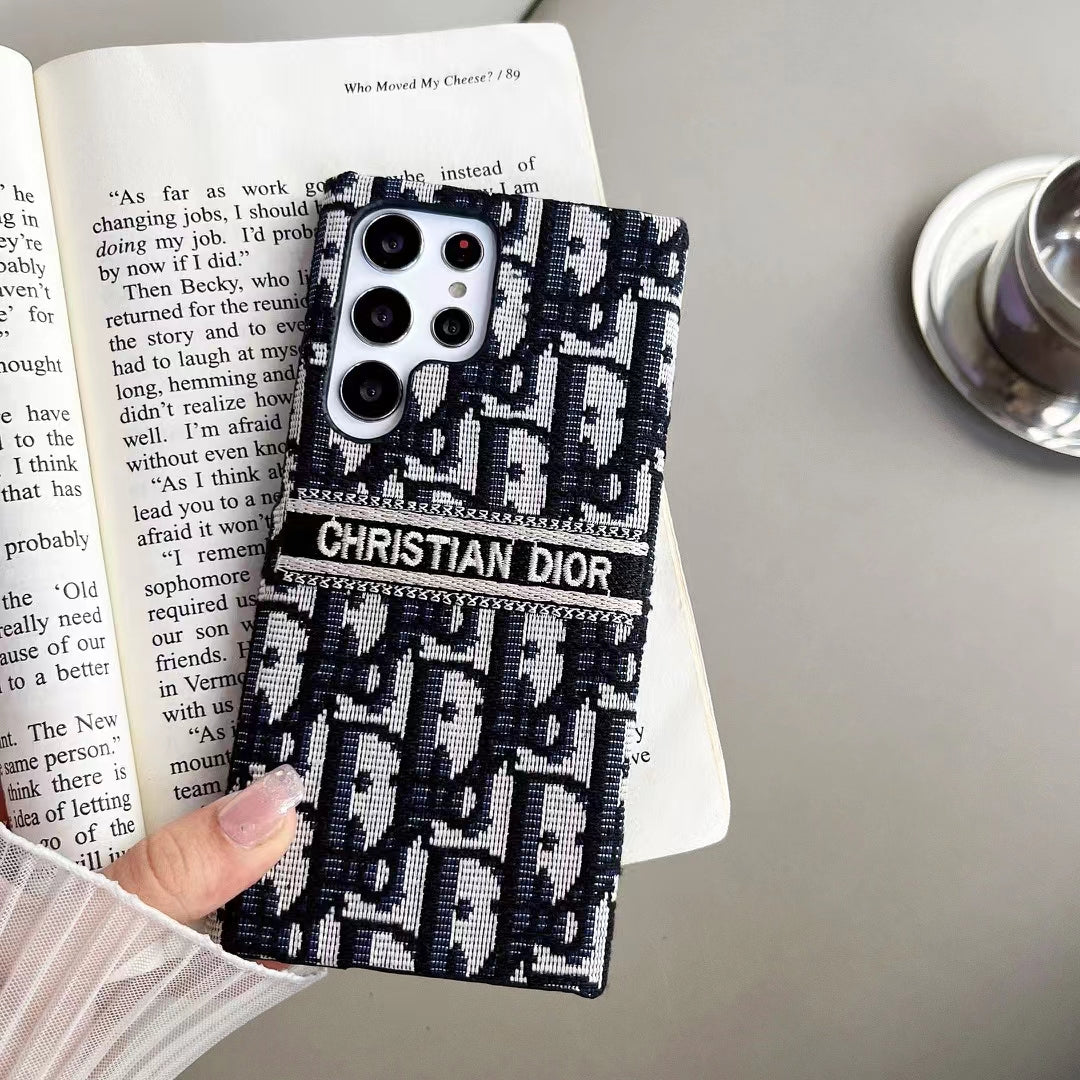 Best Phone Case – Luxury Monogram & Houndstooth Design