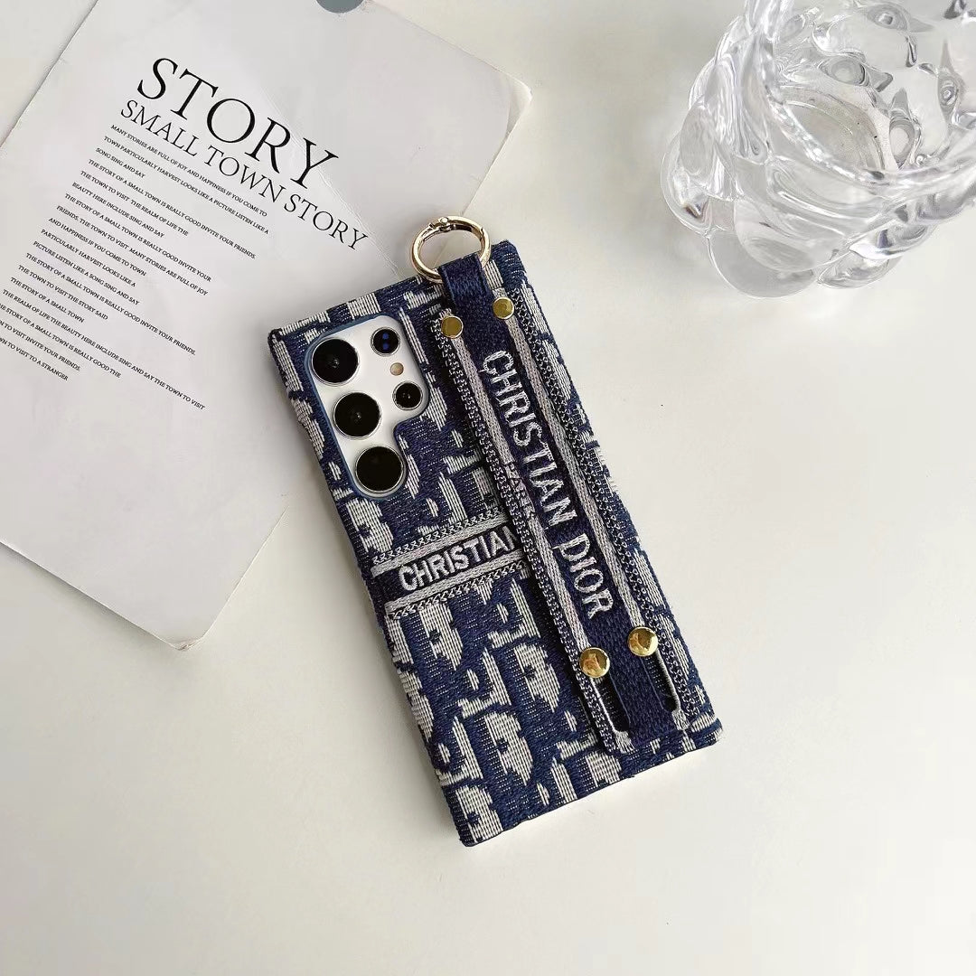 Designer Inspired Hand Strap Phone Case
