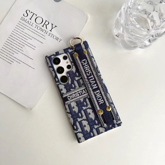Designer Inspired Hand Strap Phone Case