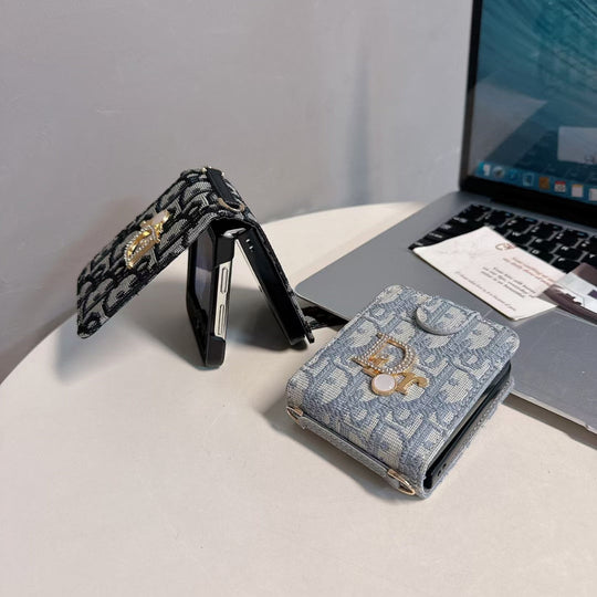 Luxury Monogram Z Flip Cases – Stylish & Protective Design