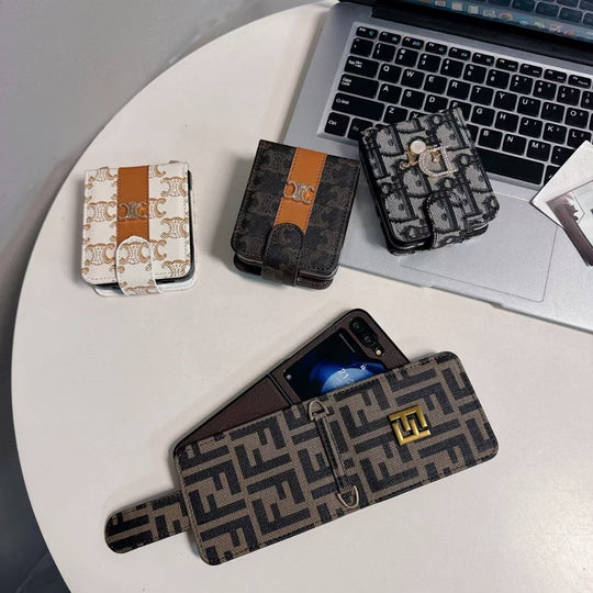 Luxury Monogram Z Flip Cases – Stylish & Protective Design
