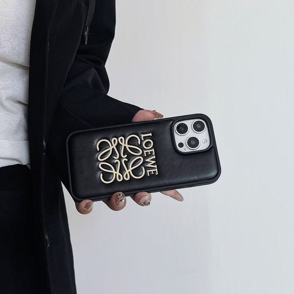 Luxury Designer Embossed Phone Case