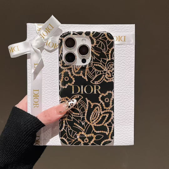 Luxury Floral Monogram Phone Case – Elegant Design