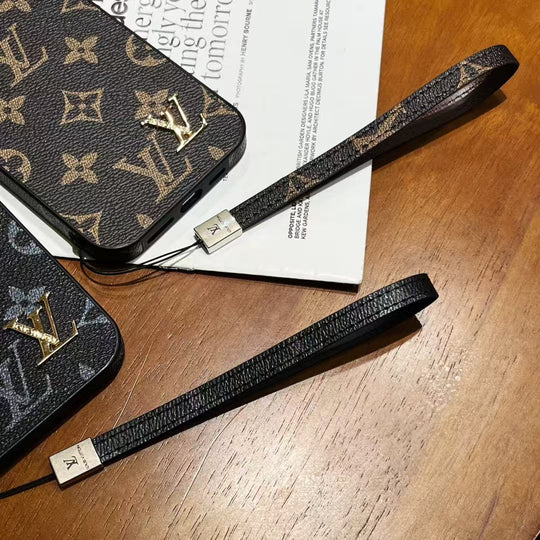 Black Phone Case With Hand Strap