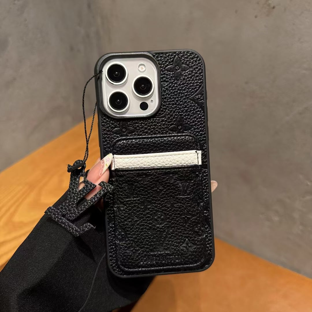 Multi Colors IPhone Case With ID Card Holder