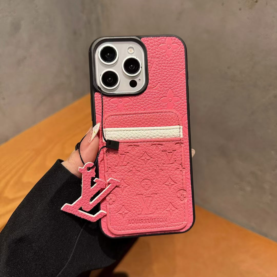 Multi Colors IPhone Case With ID Card Holder