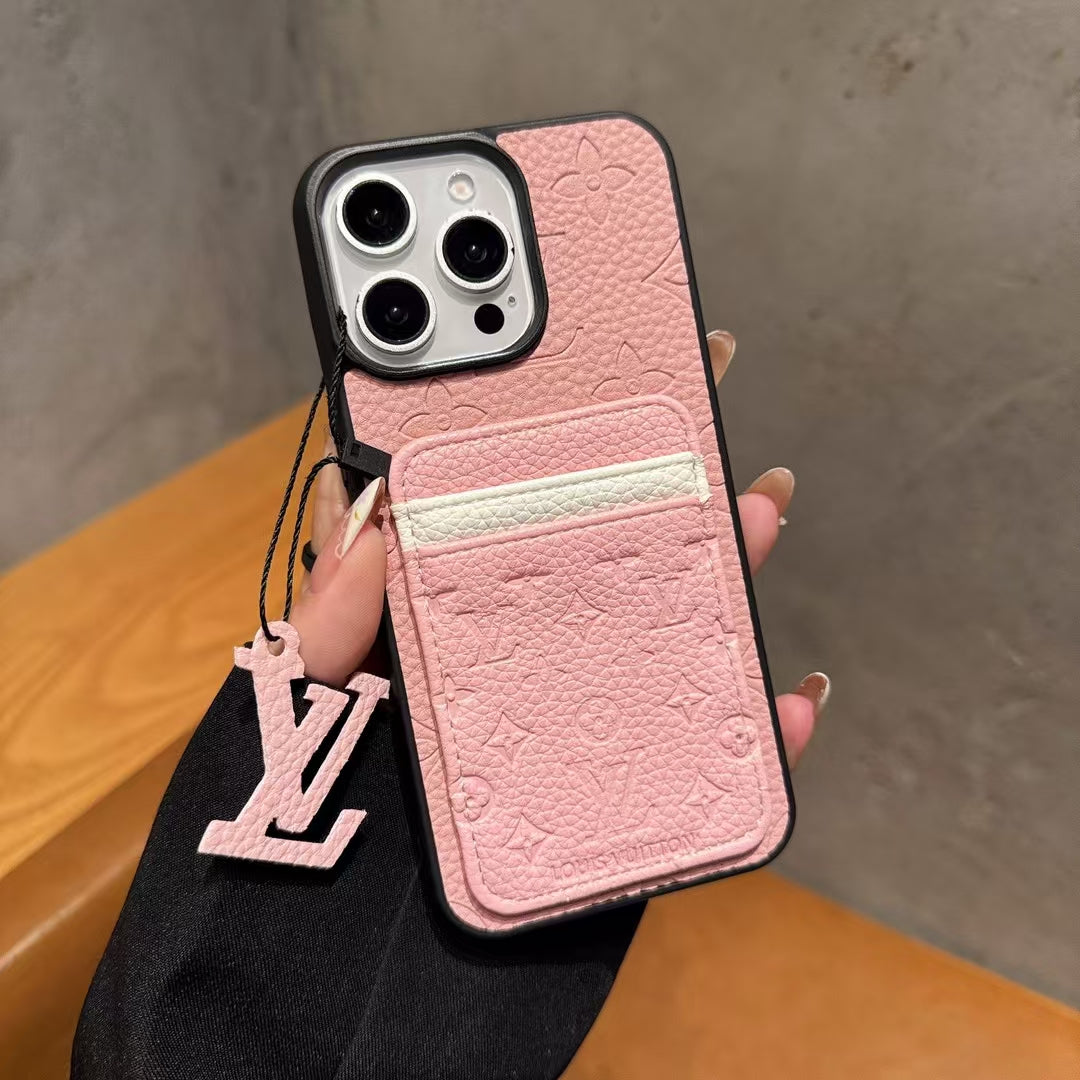 Multi Colors IPhone Case With ID Card Holder