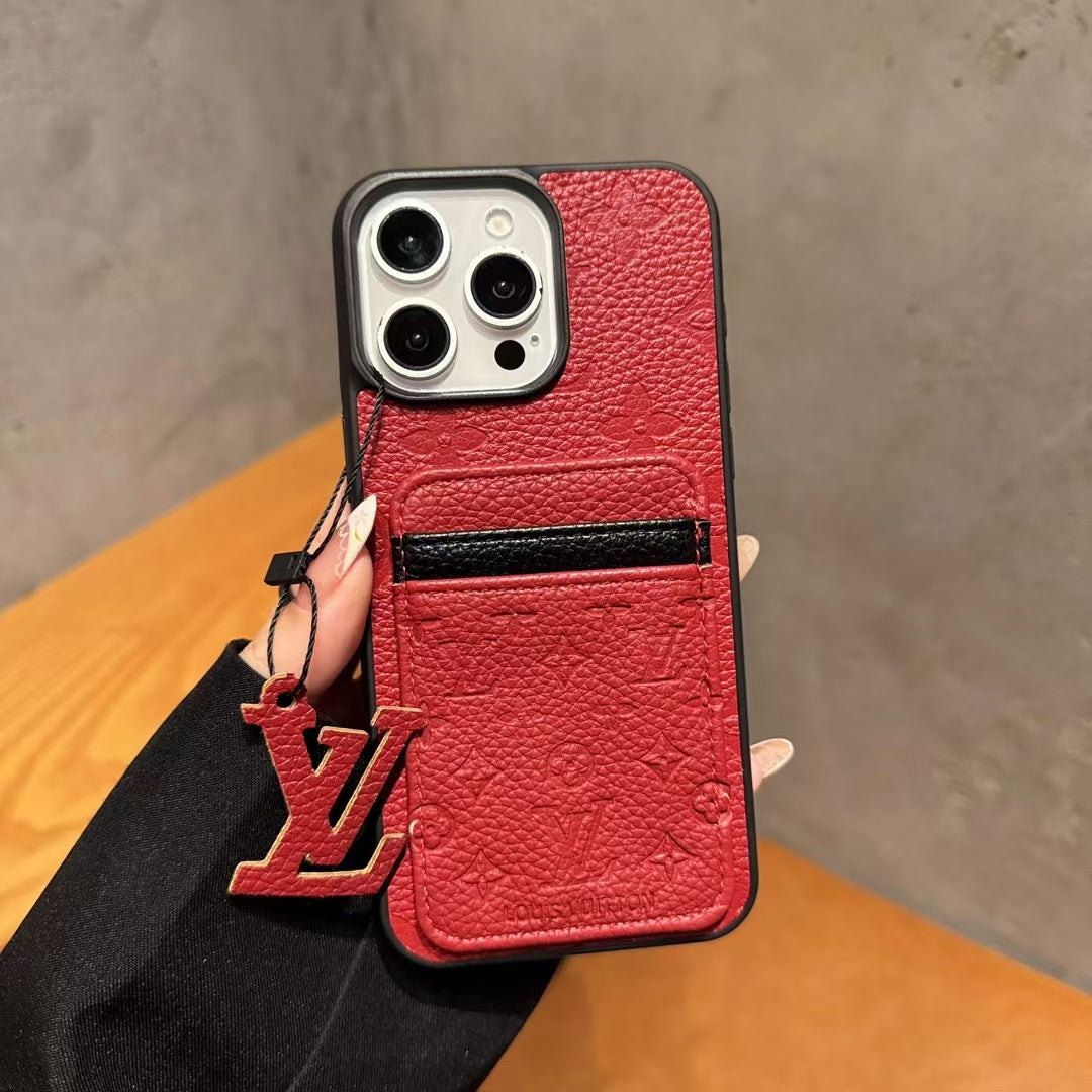 Multi Colors IPhone Case With ID Card Holder