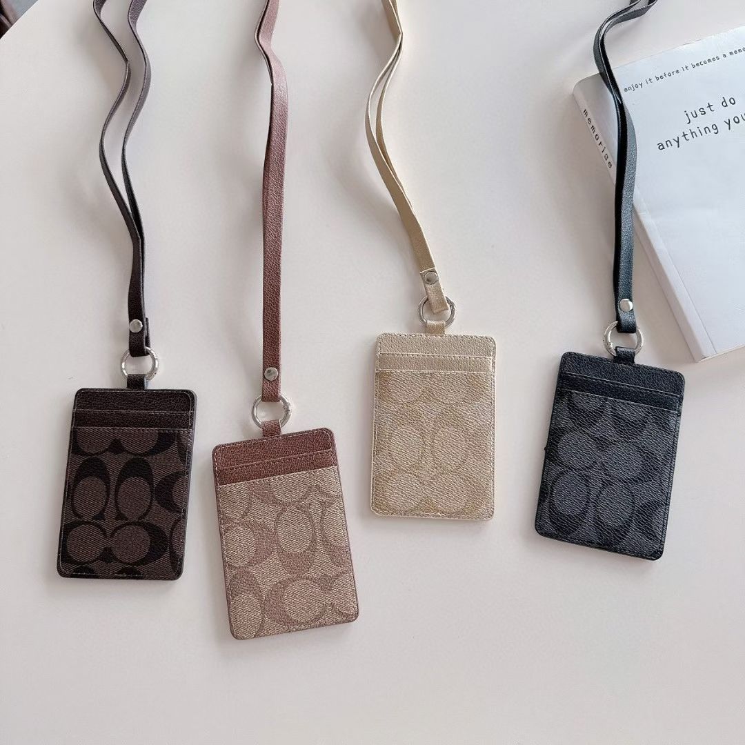 Designer Trend Slim Card Holder Lanyard