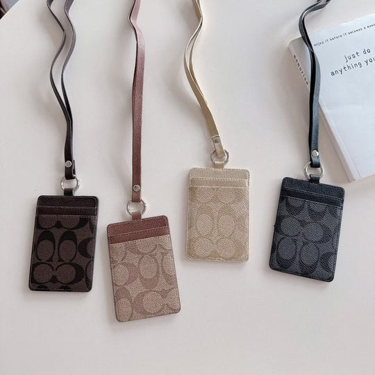 Designer Trend Slim Card Holder Lanyard