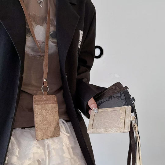 Wallet Card Holder With Chain