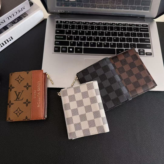 Zipper Wallet Card Holder