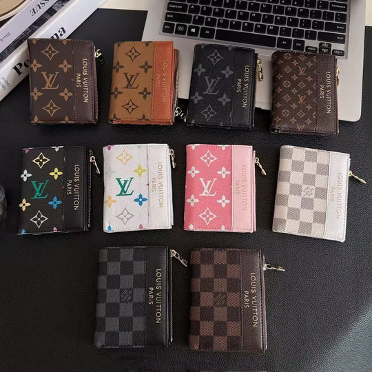 Zipper Wallet Card Holder