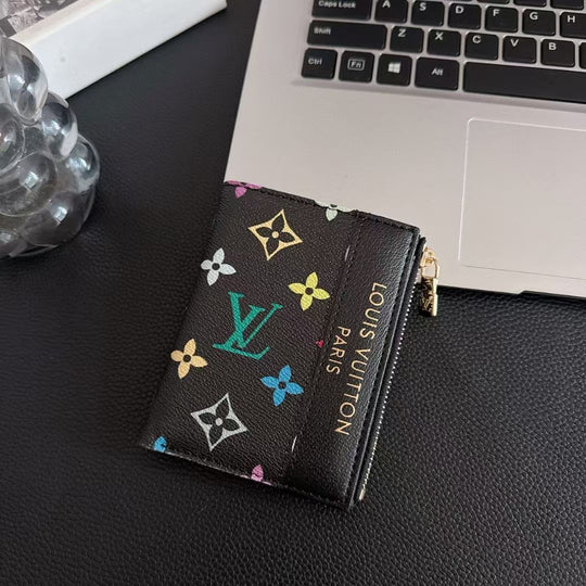 Zipper Wallet Card Holder