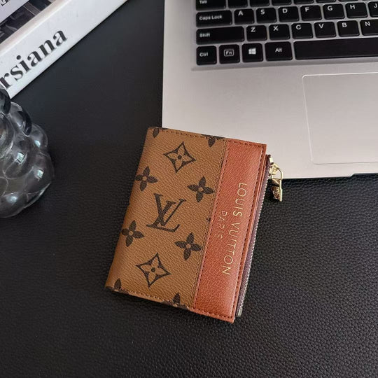 Zipper Wallet Card Holder