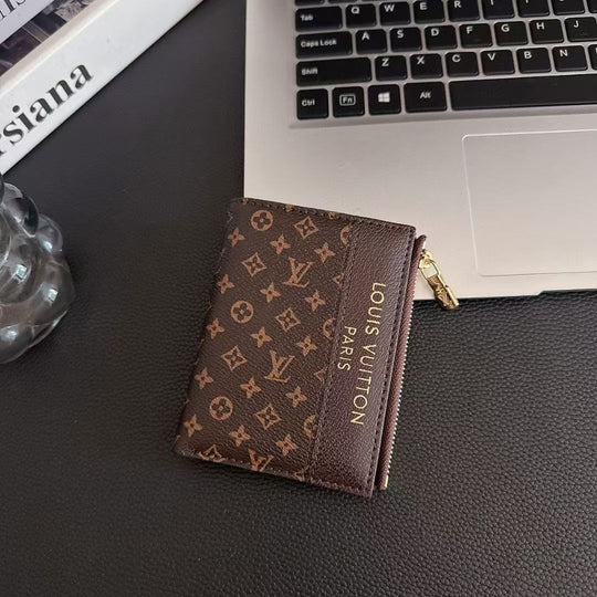 Zipper Wallet Card Holder