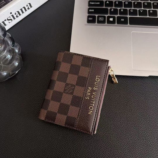 Zipper Wallet Card Holder