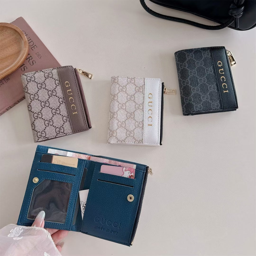 Iconic Trend Inspired Zipper Card Holder Wallet
