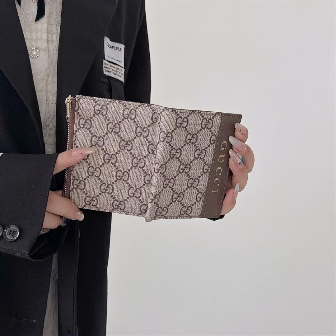 Iconic Trend Inspired Zipper Card Holder Wallet